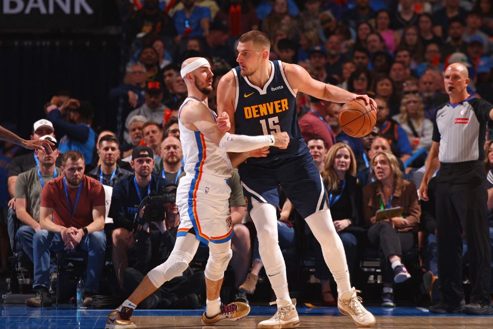 Thunder e Nuggets se enfrentam nesta segunda (5), às 22h30