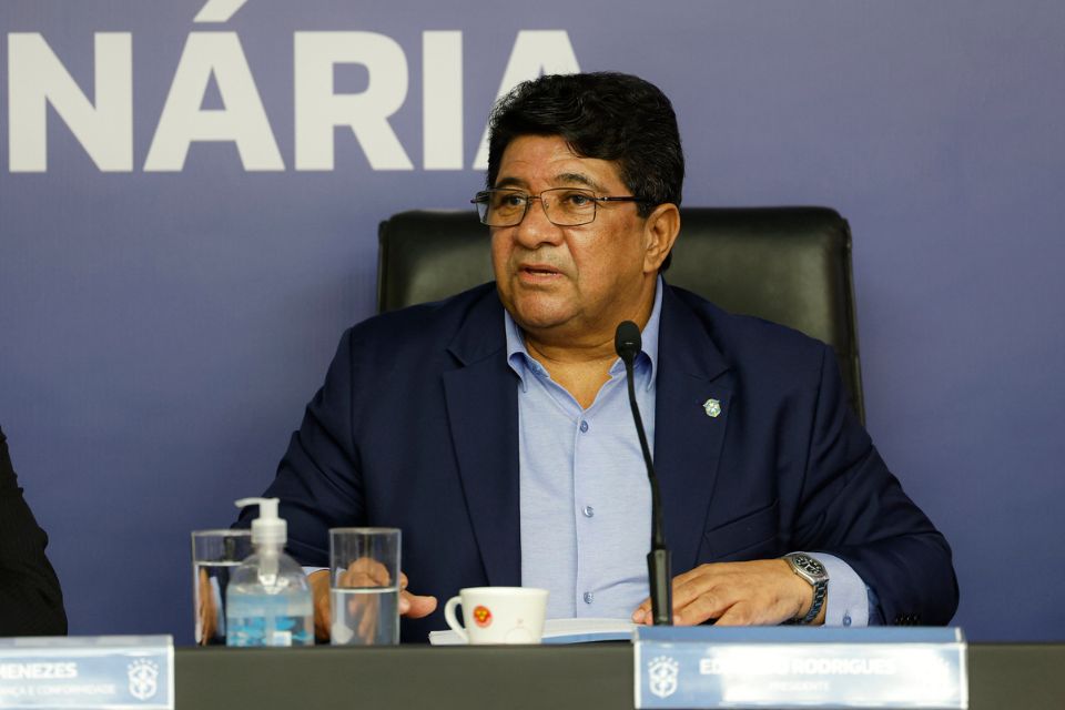 Pedido o afastamento imediato de Ednaldo Rodrigues da presidência da CBF (RAFAEL RIBEIRO/CBF) Pedido o afastamento imediato de Ednaldo Rodrigues da presidência da CBF/RAFAEL RIBEIRO/CBF