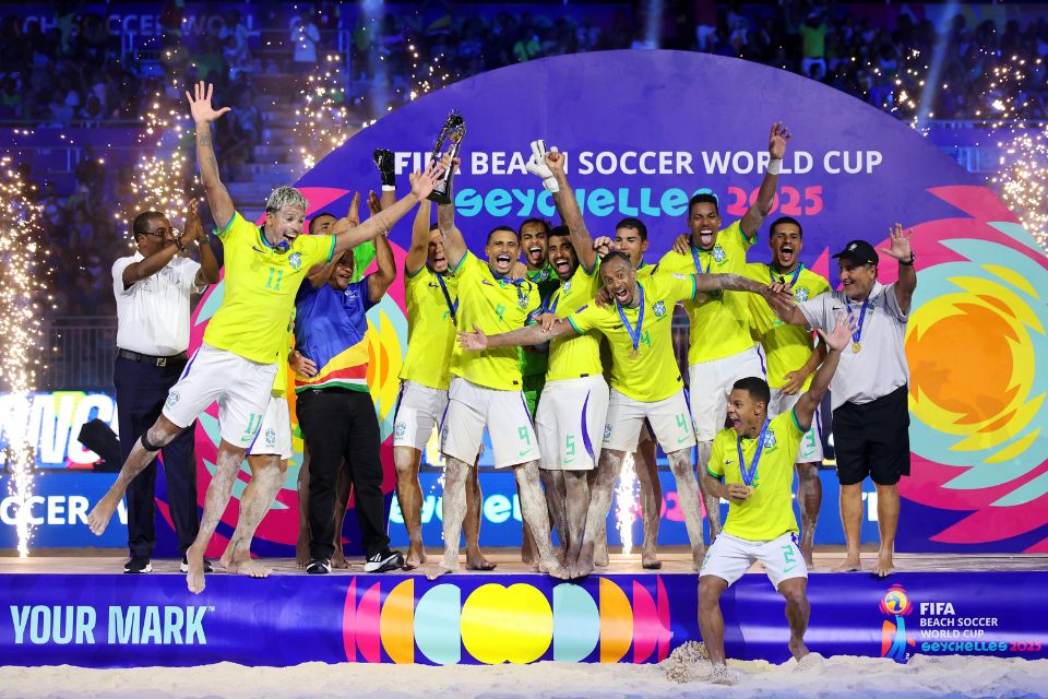 A seleção brasileira conquista o heptacampeonato mundial