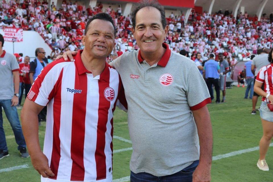 Muricy esteve nos Aflitos participando da festa de reabertura do estádio, em 2018