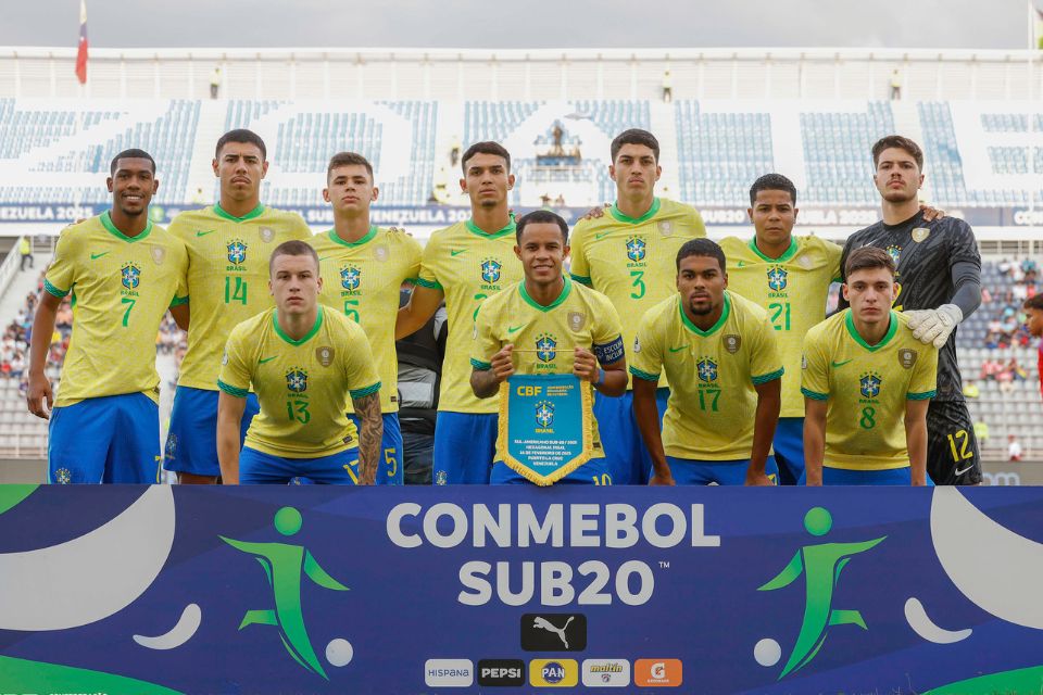 Seleção Brasileira Sub-20 acaba de ser campeã do Sul-Americano
