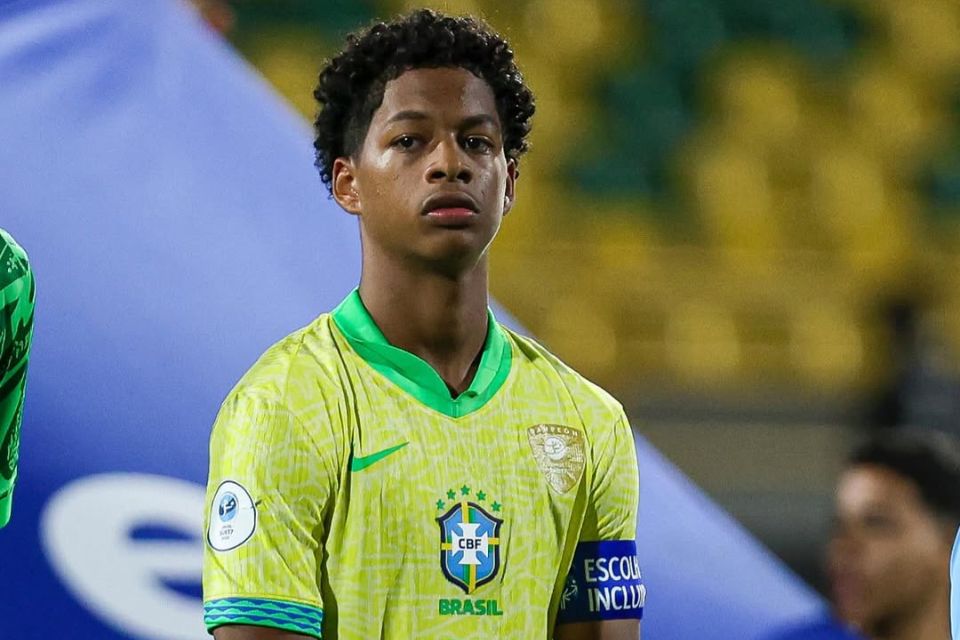 Zé Lucas foi o capitão do Brasil no Sul-Americano Sub-17, em abril, na Colômbia
