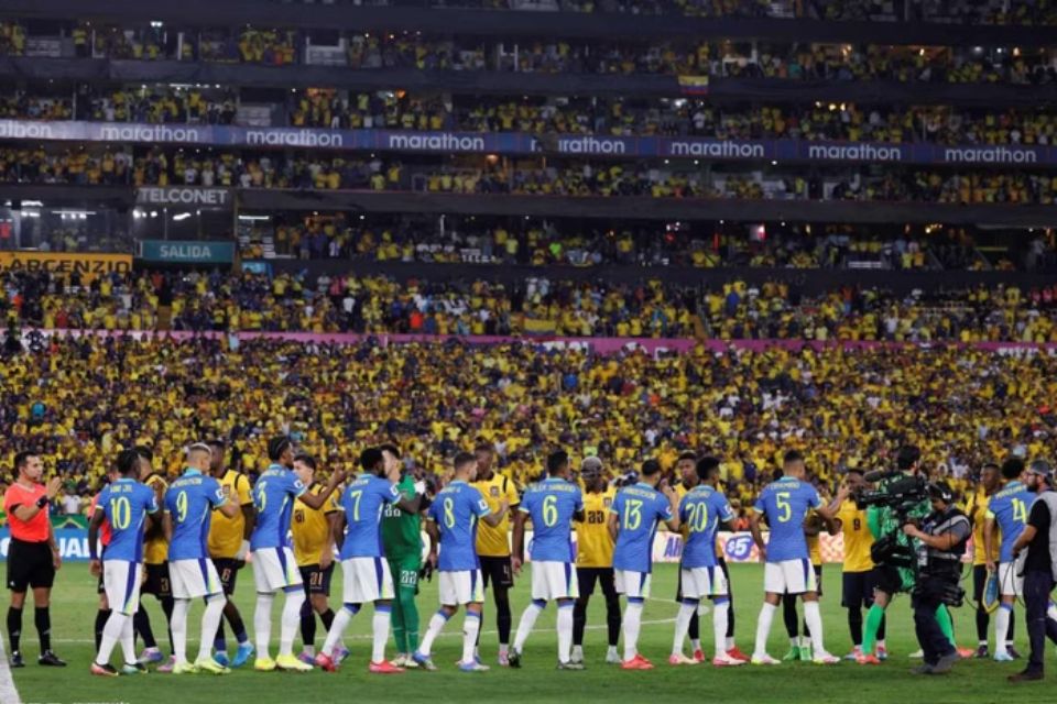 Partida entre Brasil x Equador terminou em 0 x 0