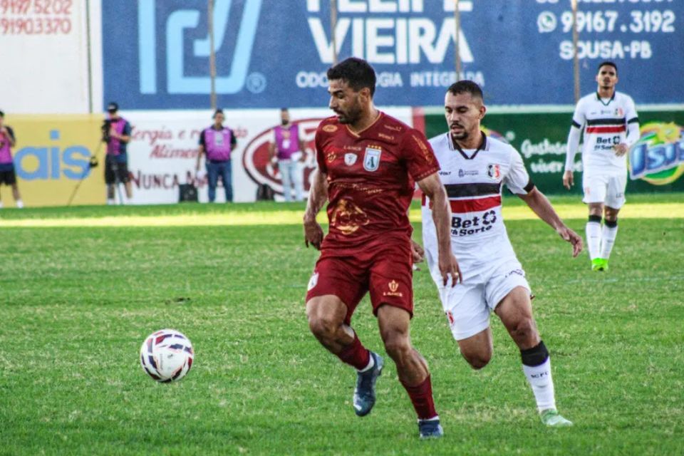 Sem vencer como visitante há quase cinco meses, Sousa encara o Santa Cruz